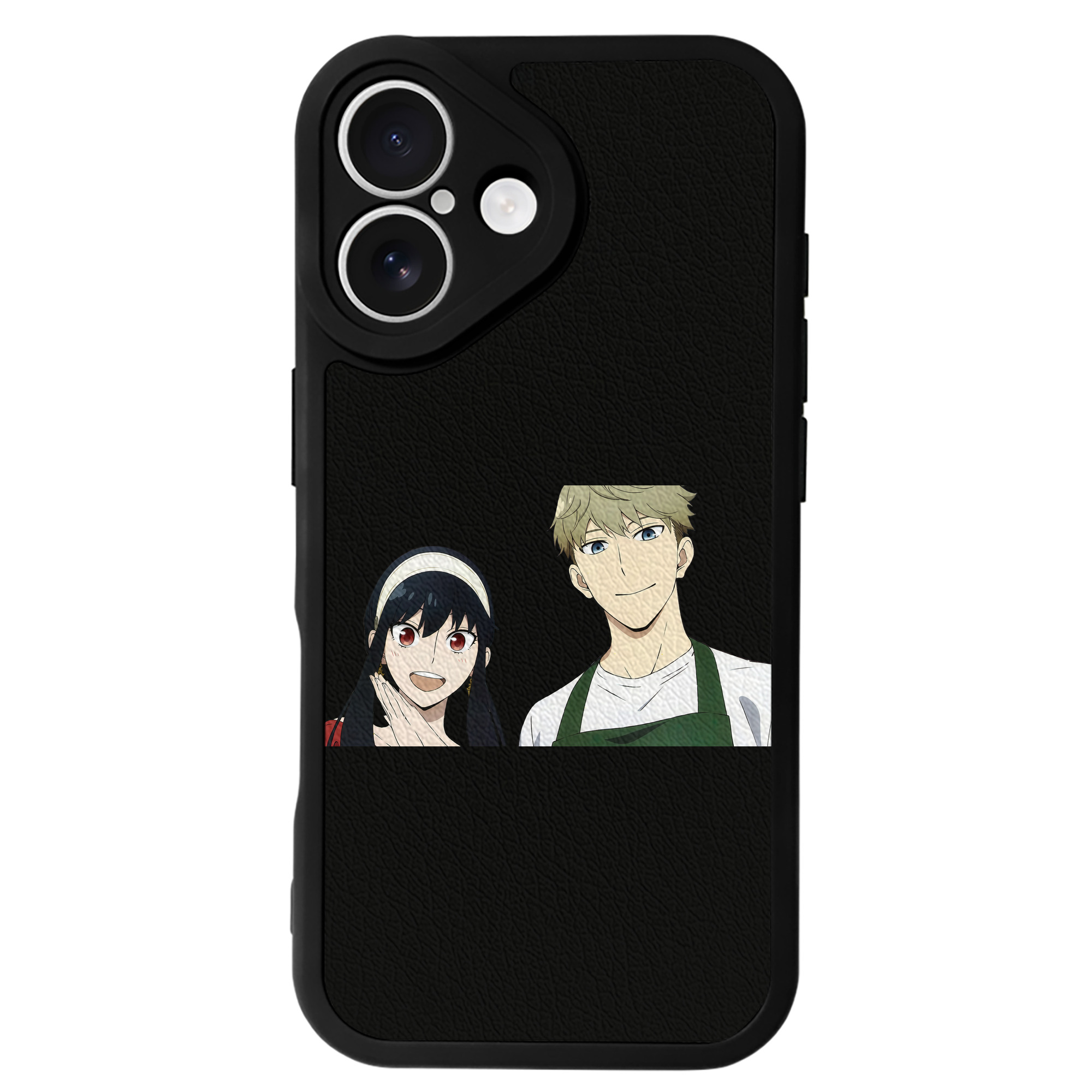 （画像用） SPY×FAMILY间谍家家酒 【iPhone 16シリーズ対応】シリコンスマホケース（レザー調） 材質：シリコン